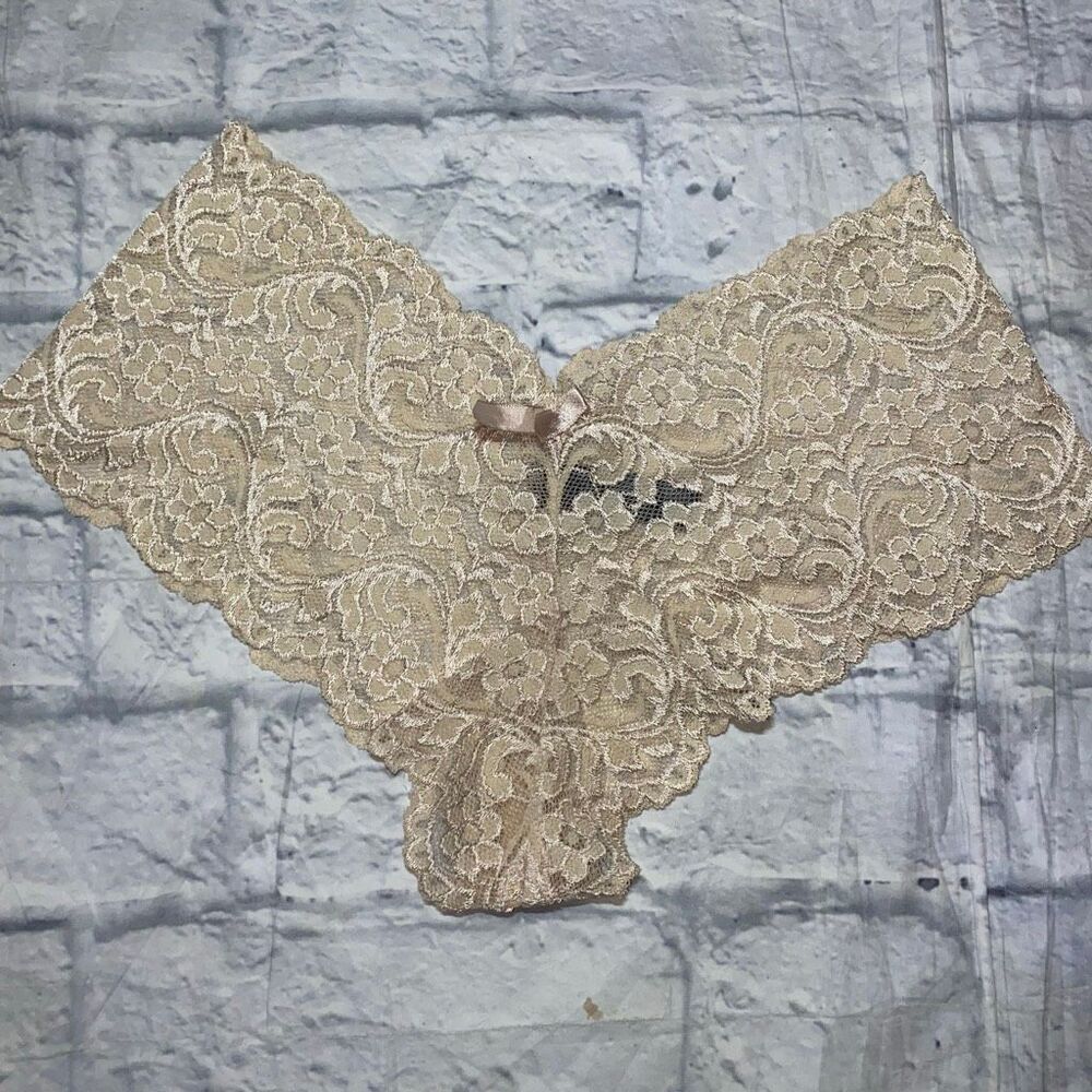 Smart & Sexy women 6 lace lingerie lace panties beige brand new